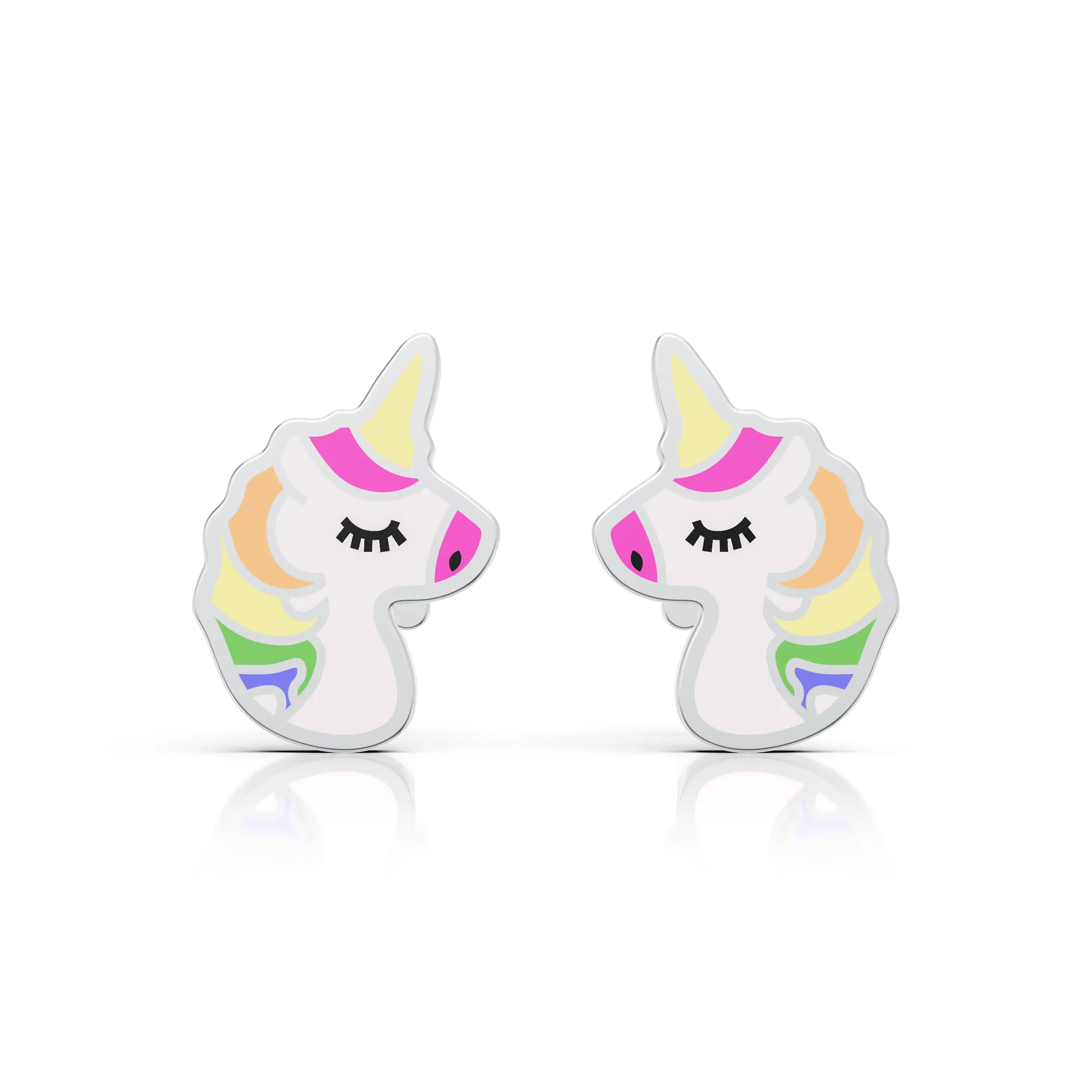 Rainbow Unicorn Enamel